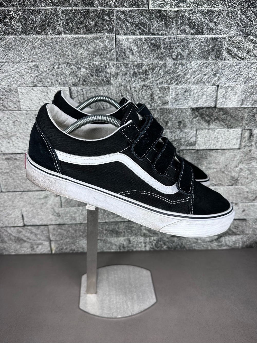 Vans Old Skool V Shoe Easy-On Suede/Canvas - M11